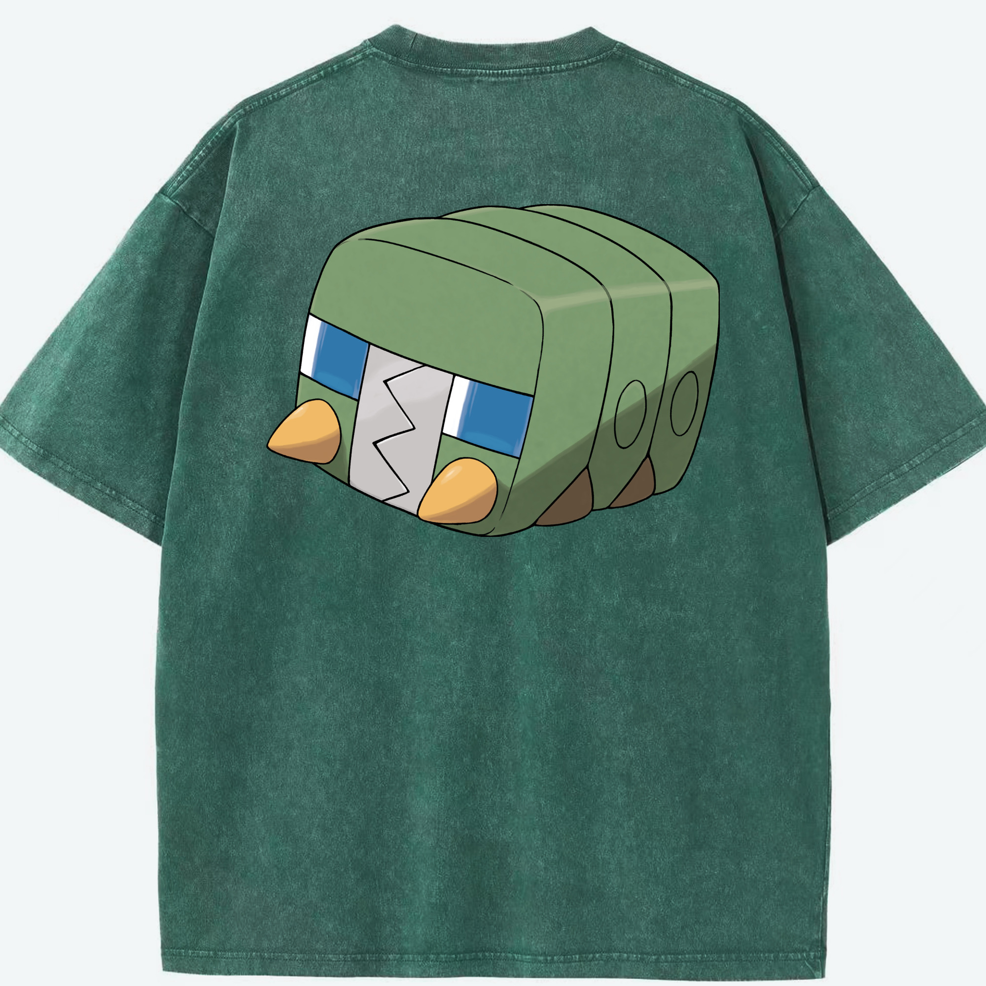 （画像用） ポケットモンスター Pokémon 綿100% ヴィンテージ風 半袖Tシャツ（背面プリント）
